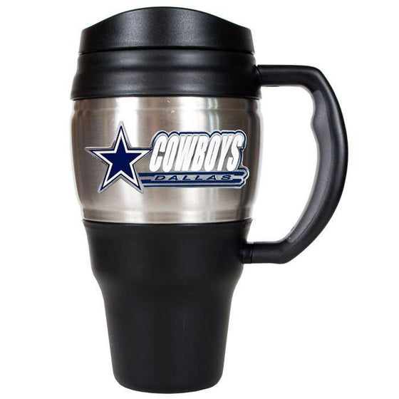 NFL Dallas Cowboys 20 oz Mini Thermal Hot/Cold Stainless Steel Travel Mug - 757 Sports Collectibles