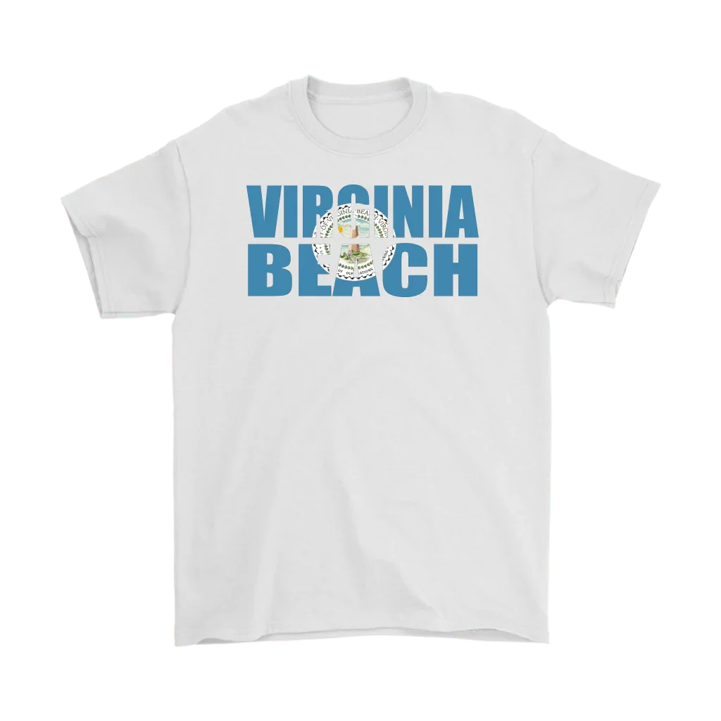 Virginia Beach City Flag T-Shirt - 100% Cotton - S - 5XL - 757 Sports Collectibles