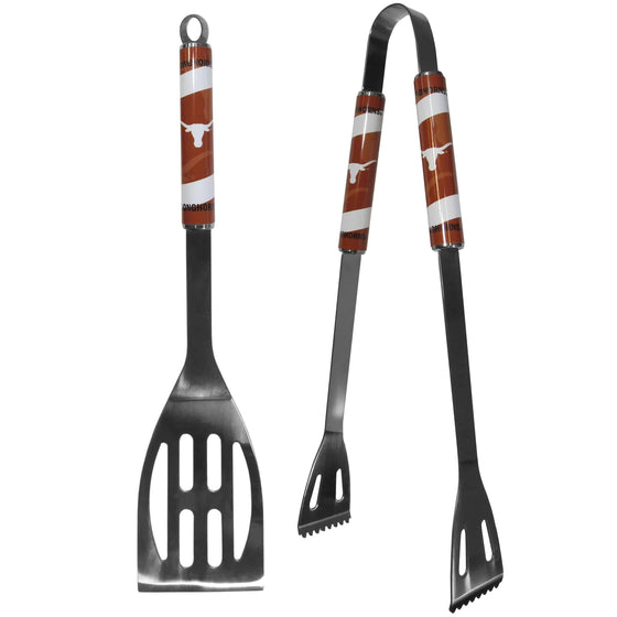 Texas Longhorns 2 pc Steel BBQ Tool Set (SSKG) - 757 Sports Collectibles