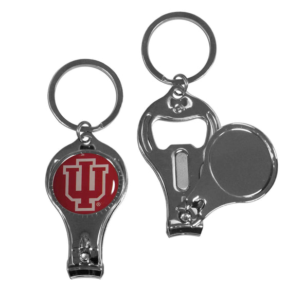 Indiana Hoosiers Nail Care/Bottle Opener Key Chain (SSKG) - 757 Sports Collectibles