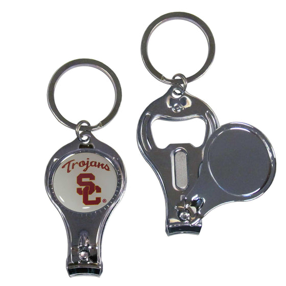 USC Trojans Nail Care/Bottle Opener Key Chain (SSKG) - 757 Sports Collectibles