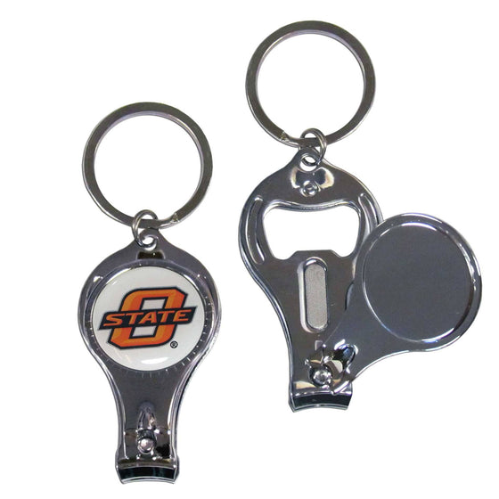 Oklahoma State Cowboys Nail Care/Bottle Opener Key Chain (SSKG) - 757 Sports Collectibles