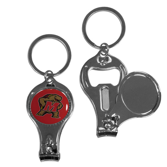Maryland Terrapins Nail Care/Bottle Opener Key Chain (SSKG) - 757 Sports Collectibles