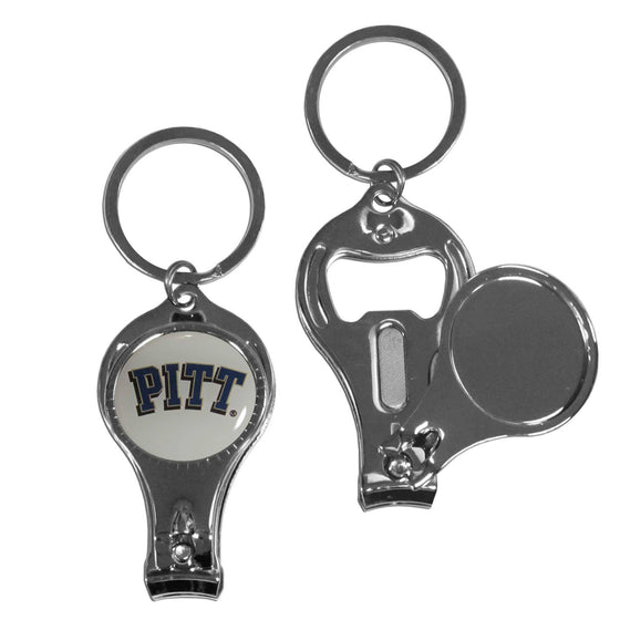 PITT Panthers Nail Care/Bottle Opener Key Chain (SSKG) - 757 Sports Collectibles