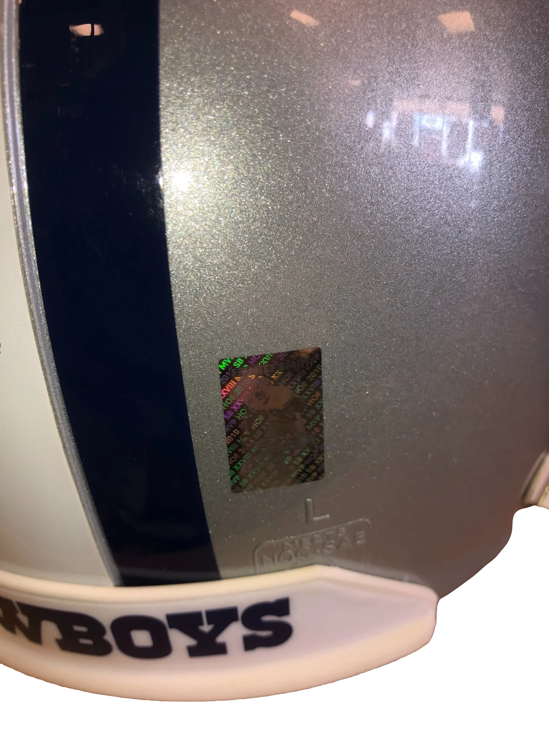 Dallas Cowboys Emmitt Smith Signed Auto Full Size Authentic Helmet - Emmitt Smith Hologram - 757 Sports Collectibles