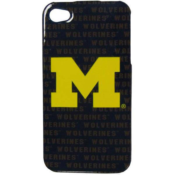 Michigan Wolverines iPhone 4/4S Graphics Snap on Case (SSKG) - 757 Sports Collectibles
