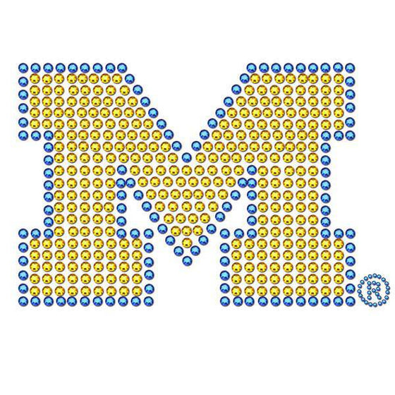 Michigan Wolverines Bling Decal (SSKG) - 757 Sports Collectibles