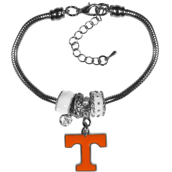 Tennessee Volunteers Euro Bead Bracelet (SSKG) - 757 Sports Collectibles