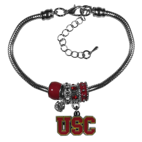 USC Trojans Euro Bead Bracelet (SSKG) - 757 Sports Collectibles