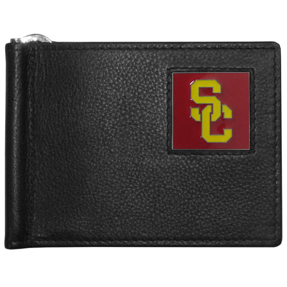 USC Trojans Leather Bill Clip Wallet (SSKG) - 757 Sports Collectibles