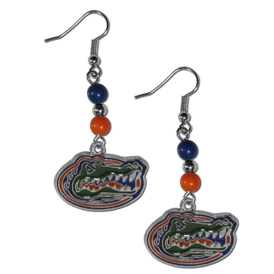 Florida Gators Fan Bead Dangle Earrings (SSKG) - 757 Sports Collectibles