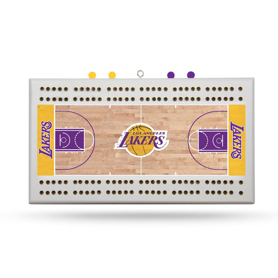 LOS ANGELES LAKERS FIELD CRIBBAGE BOARD (Rico) - 757 Sports Collectibles