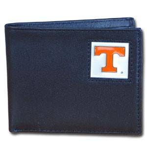 Tennessee Volunteers Leather Bi-fold Wallet Packaged in Gift Box (SSKG) - 757 Sports Collectibles
