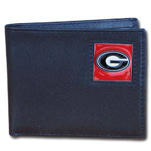 Georgia Bulldogs Leather Bi-fold Wallet (SSKG) - 757 Sports Collectibles