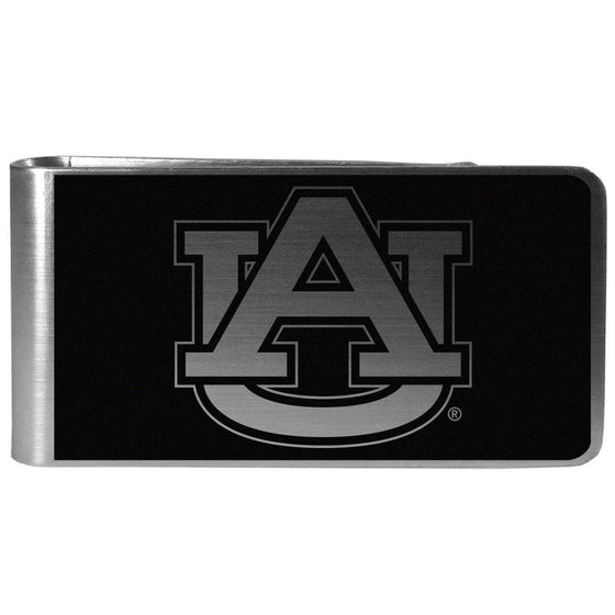 Auburn Tigers Black and Steel Money Clip (SSKG) - 757 Sports Collectibles
