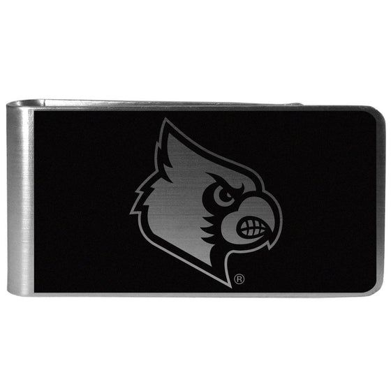 Louisville Cardinals Black and Steel Money Clip (SSKG) - 757 Sports Collectibles