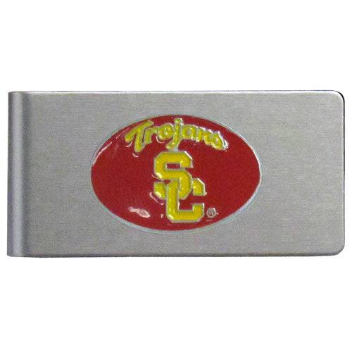 USC Trojans Brushed Metal Money Clip (SSKG) - 757 Sports Collectibles