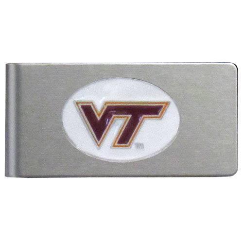 Virginia Tech Hokies Brushed Metal Money Clip (SSKG) - 757 Sports Collectibles
