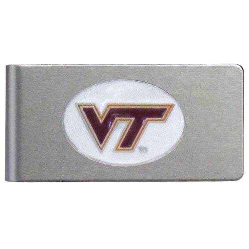 Virginia Tech Hokies Brushed Metal Money Clip (SSKG) - 757 Sports Collectibles
