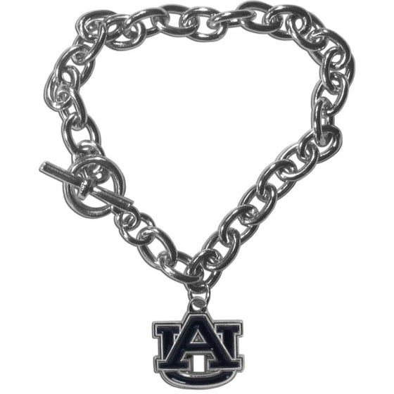 Auburn Tigers Charm Chain Bracelet (SSKG) - 757 Sports Collectibles