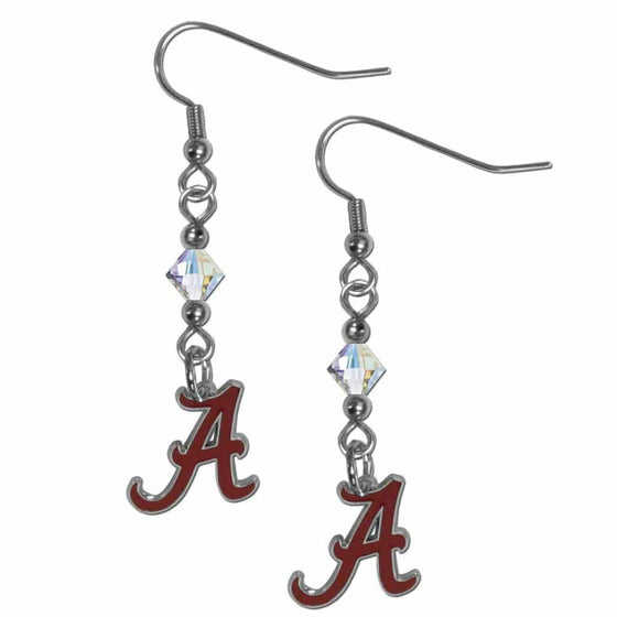 Alabama Crimson Tide Crystal Dangle Earrings (SSKG) - 757 Sports Collectibles