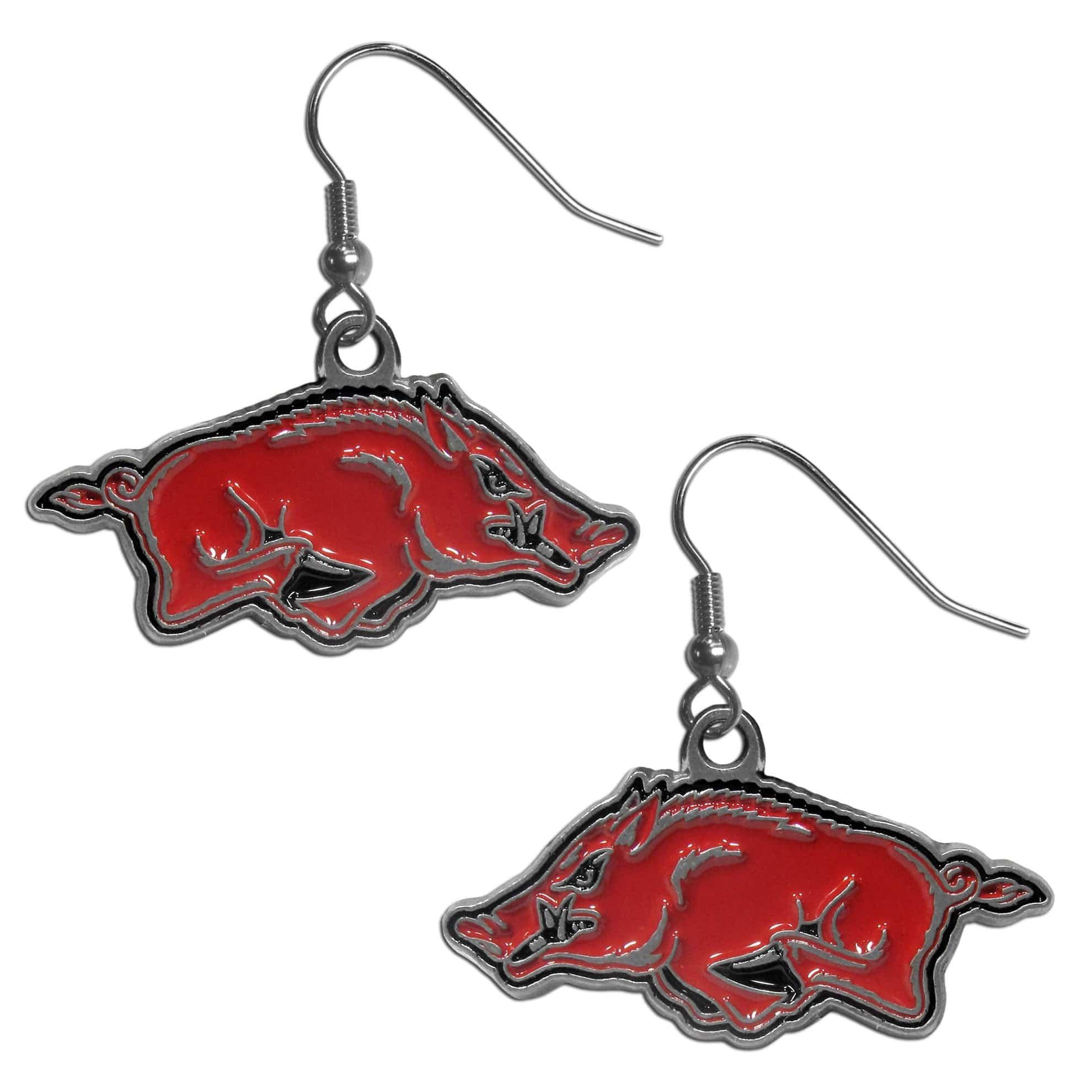Arkansas Razorbacks Dangle Earrings (SSKG) - 757 Sports Collectibles