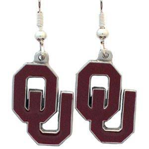 Oklahoma Sooners Dangle Earrings (SSKG) - 757 Sports Collectibles