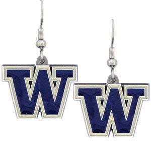 Washington Huskies Dangle Earrings (SSKG) - 757 Sports Collectibles
