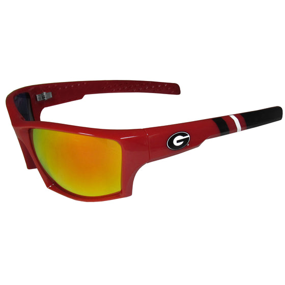 Georgia Bulldogs Edge Wrap Polarized Sunglasses 100% UVA & UVB Protection