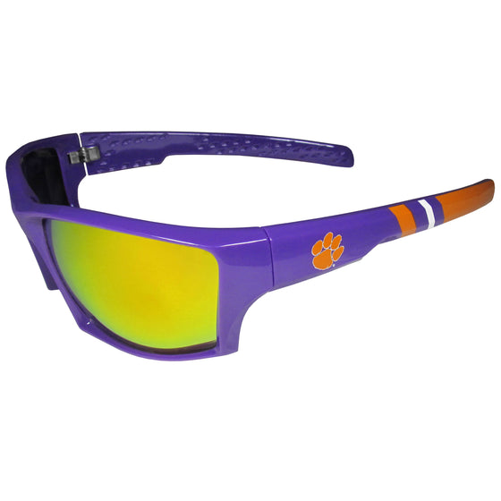 Clemson Tigers Edge Wrap Polarized Sunglasses 100% UVA & UVB Protection