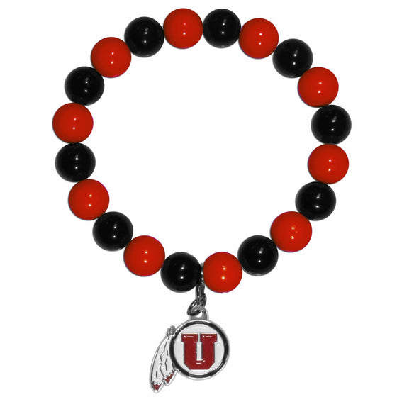 Utah Utes Fan Bead Bracelet (SSKG) - 757 Sports Collectibles