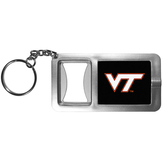 Virginia Tech Hokies Flashlight Key Chain with Bottle Opener (SSKG) - 757 Sports Collectibles