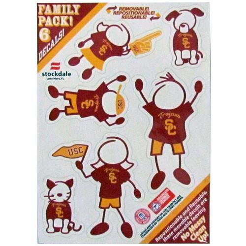 USC Trojans Family Decal Set Small (SSKG) - 757 Sports Collectibles