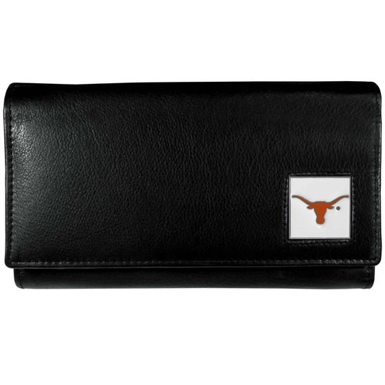 Texas Longhorns Leather Women's Wallet (SSKG) - 757 Sports Collectibles