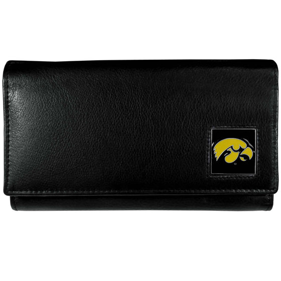 Iowa Hawkeyes Leather Women's Wallet (SSKG) - 757 Sports Collectibles