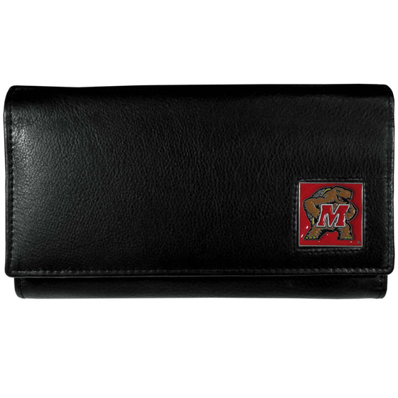 Maryland Terrapins Leather Women's Wallet (SSKG) - 757 Sports Collectibles