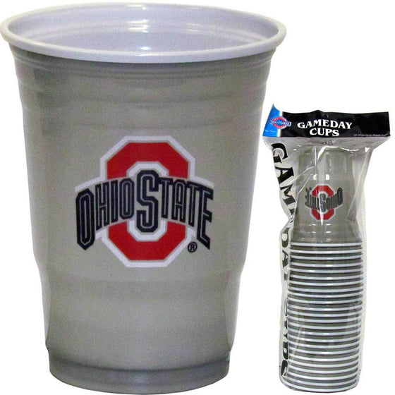 NCAA Ohio State Buckeyes Plastic Game Day Solo Cups (18 pack - 18 oz) - 757 Sports Collectibles