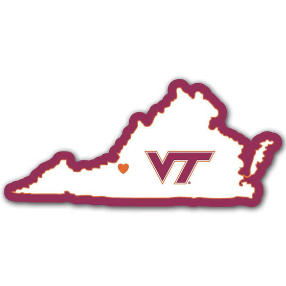 Virginia Tech Hokies Home State Decal (SSKG) - 757 Sports Collectibles