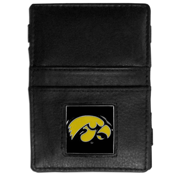 Iowa Hawkeyes Leather Jacob's Ladder Wallet (SSKG) - 757 Sports Collectibles