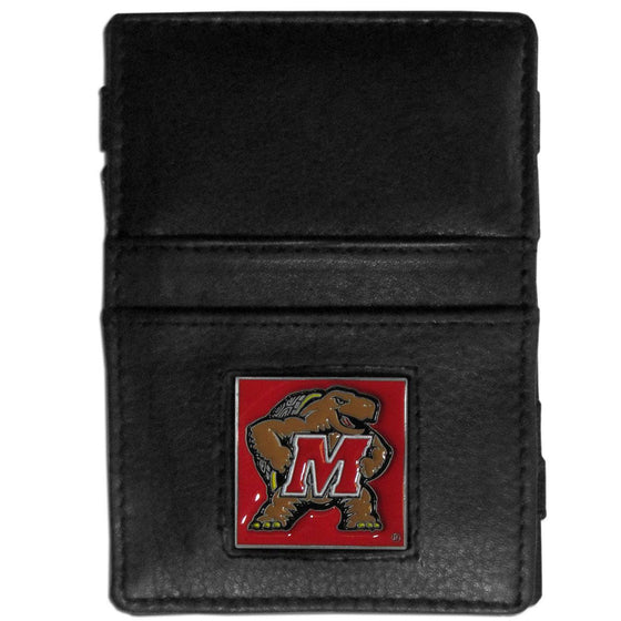Maryland Terrapins Leather Jacob's Ladder Wallet (SSKG) - 757 Sports Collectibles