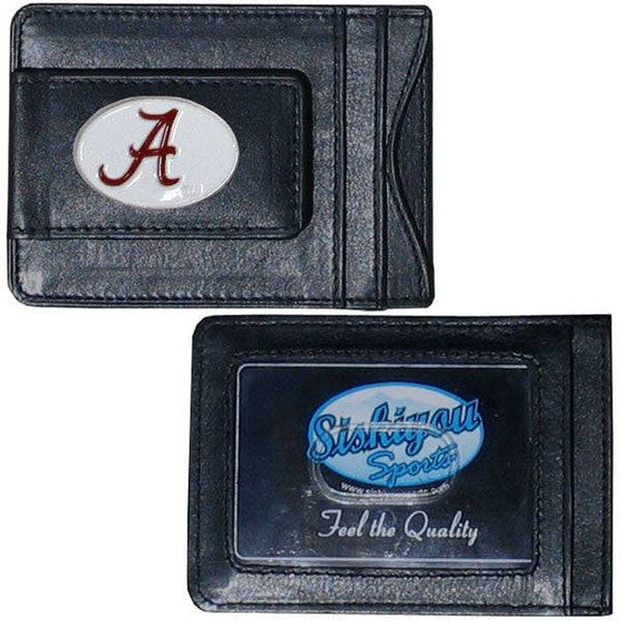 Alabama Crimson Tide Leather Cash & Cardholder (SSKG) - 757 Sports Collectibles