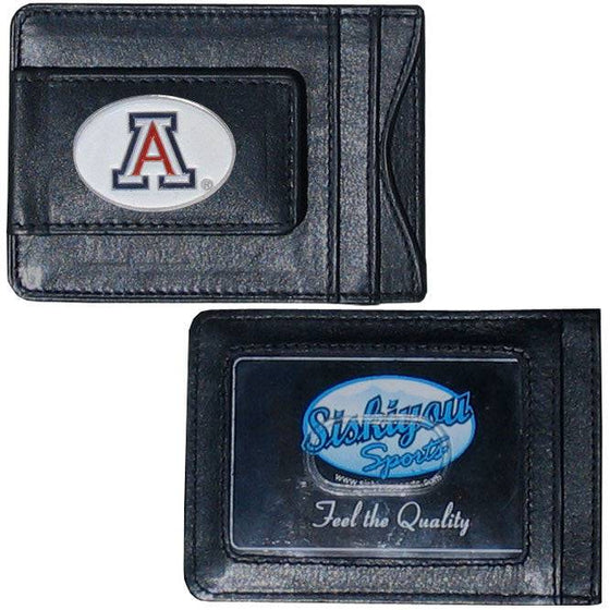 Arizona Wildcats Leather Cash & Cardholder (SSKG) - 757 Sports Collectibles