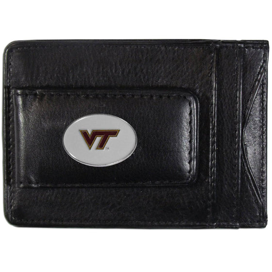 Virginia Tech Hokies Leather Cash & Cardholder (SSKG) - 757 Sports Collectibles