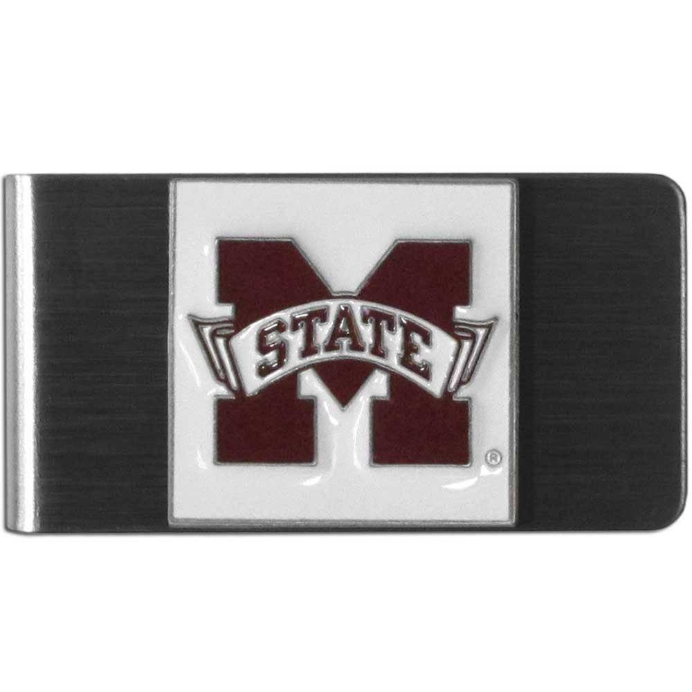 Mississippi St. Bulldogs Steel Money Clip (SSKG) - 757 Sports Collectibles