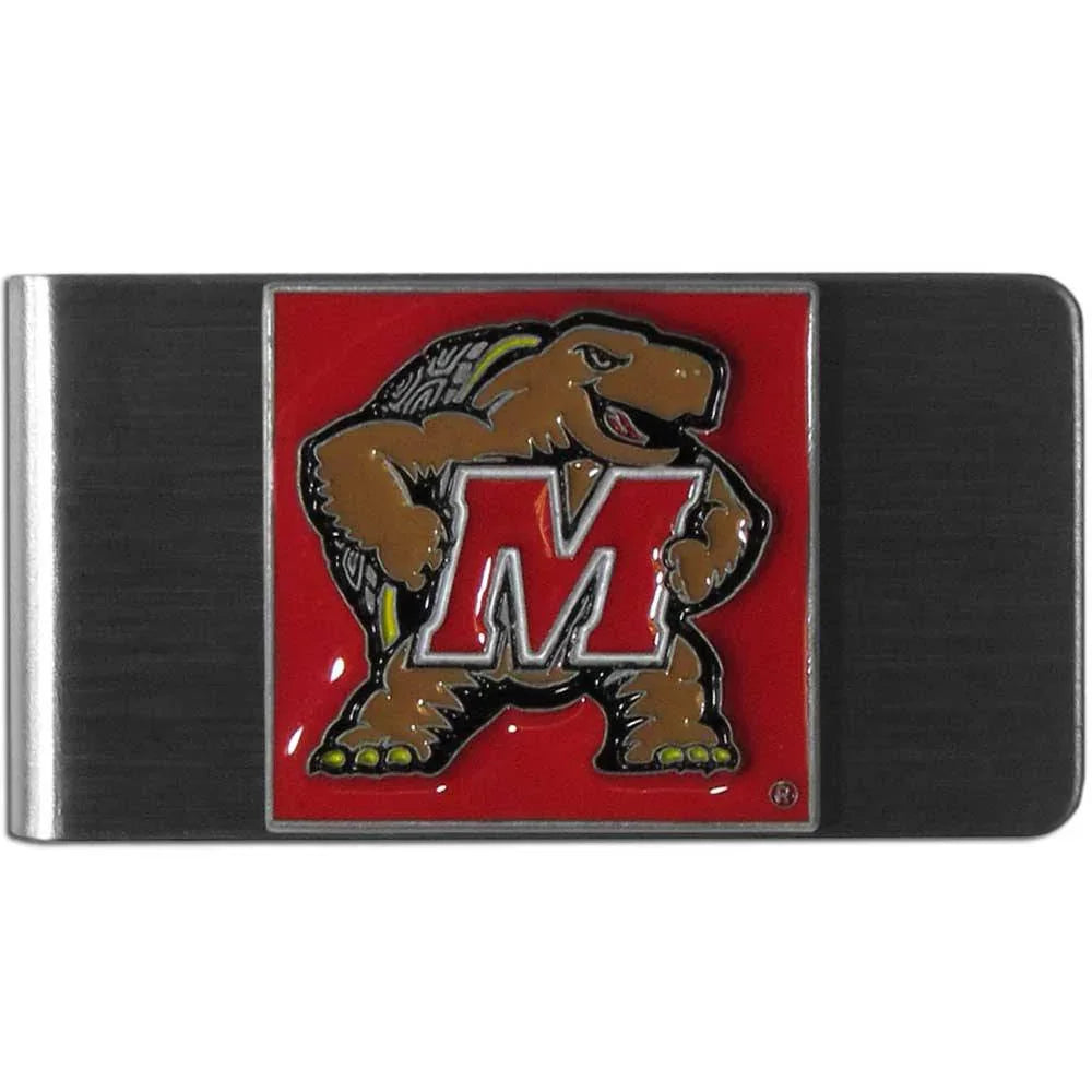 Maryland Terrapins Steel Money Clip (SSKG) - 757 Sports Collectibles