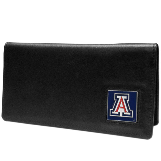 Arizona Wildcats Leather Checkbook Cover (SSKG) - 757 Sports Collectibles