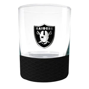 Las Vegas Raiders 14 oz. COMMISSIONER Rocks Glass