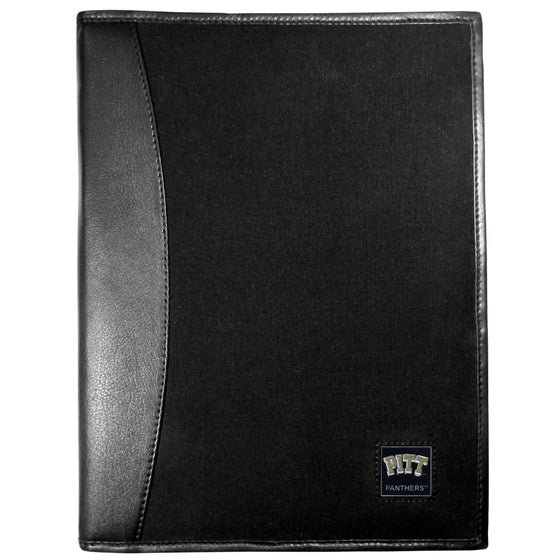 PITT Panthers Leather and Canvas Padfolio (SSKG) - 757 Sports Collectibles