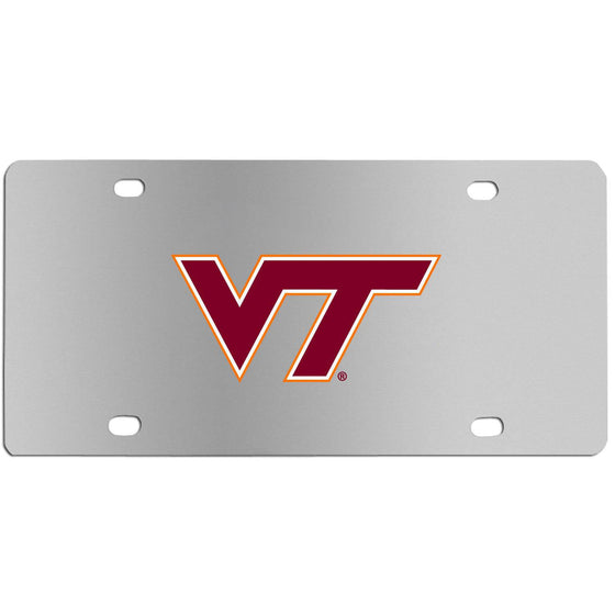 Virginia Tech Hokies Steel License Plate Wall Plaque (SSKG) - 757 Sports Collectibles