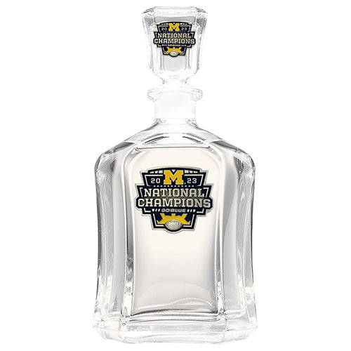 2023 Michigan Football Championship Capitol Decanter